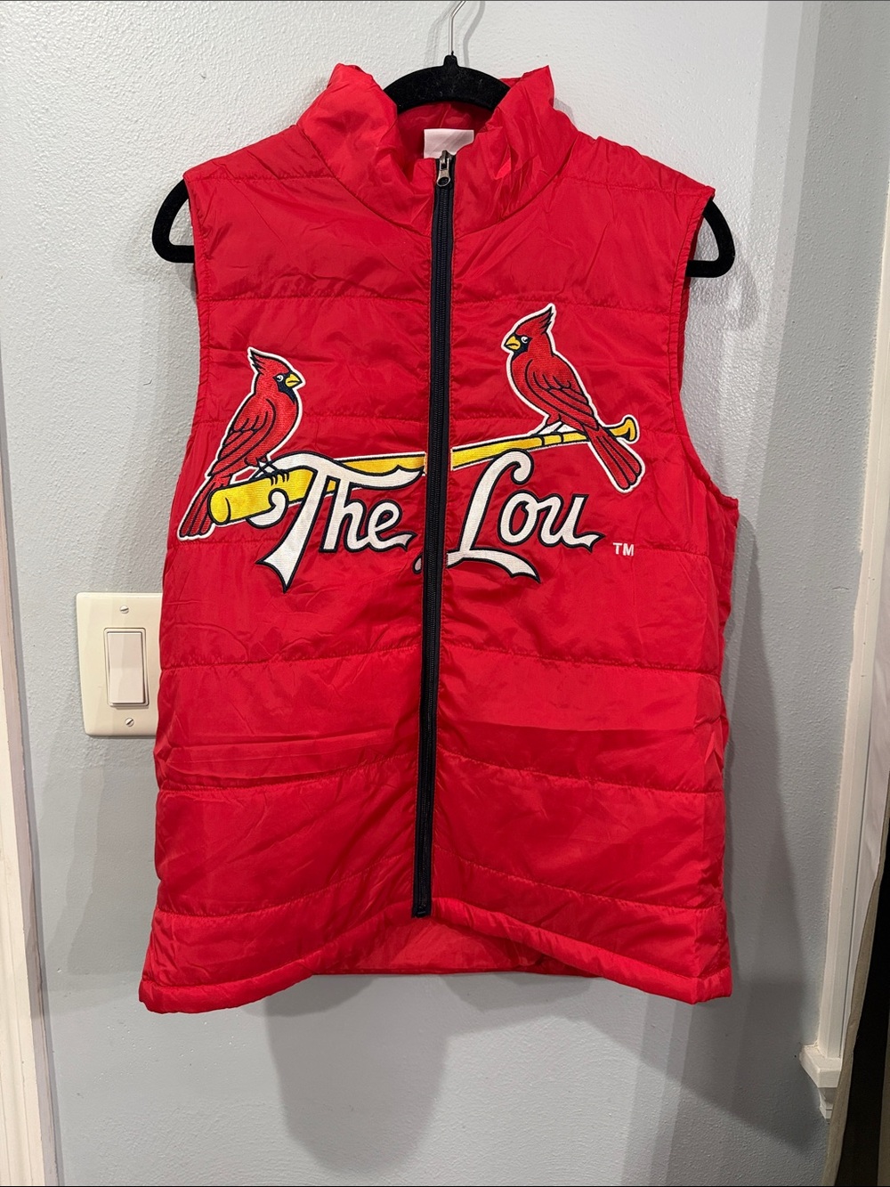 Saint Louis Cardinals Team Puffer Vest “The Lou” City Connect